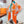 Choregraphie Equestre Scarf 90 CM In Orange Colorful Silk Twill 228977