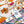 Le Jaguar Et Le Colibri Shawl 90 CM In Orange Colorful Silk Twill 274209