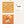 Carres Volants Scarf 90 CM In Orange Colorful Silk Twill 244995