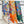 Planifleurs scarf 90 CM In Orange Colorful Silk Twill 249919