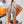 Gavroche Super Silk Quest Détail Scarf 90 CM In Orange Colorful Silk Twill 274212