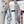 En Attendant Ulysse Shawl 140 CM In Light Blue Colorful Cashmere And Silk 294497