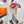 Tea For Two Scarf 90 CM In White Colorful Silk Twill  296691