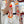 Candy Libris Scarf 90 CM In Red Colorful Silk Twill 319211