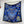 Candy Libris Scarf 90 CM In Dark Blue Colorful Silk Twill 319212