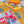 Palonniers scarf 90 CM In Orange Colorful Silk Twill 321910
