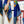 Cavalier en Formes shawl 140 CM In Dark Blue Colorful Cashmere And Silk 331715