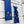 Scarf 160 CM In Blue Cashmere 334195