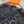 Complication Equestre Scarf 90 CM In Black Mix White Orange Silk Twill 345896