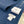 Faubourg Muffler Scarf 170 CM Blue Cashmere Handwoven  356202