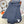 FAUBOURG MUFFLER 170 CM IN PEGEON BLUE CASHMERE