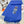 BADGES SOIE MUFFLER 180 CM SCRAF IN COBALT BLUE CASHMERE