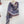 Les Sangles En Finesse Rectangle Scarf 180 CM In Grey Purple Coloful Cashmere And Silk 373655
