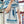 Les Sangles En Finesse Rectangle Scarf 180 CM In Light Blue Coloful Cashmere And Silk 373656