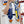 BAGAGE A MAIN SCARF 90 CM IN COLORFUL SILK 388143