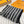 KNITTED SCARF 180 CM IN BLACK MIX GRAY CASHMERE 388179