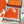 Choregraphie Equestre Pareo Scarf 140 CM Orange Colorful Cashmere And Silk 393170