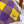 ARGYLE WOOL SCARF 190 CM VIOLET MIX BRIGHT YELLOW 394595