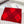 ARGYLE WOOL SCARF 190 CM CHERRY RED 394597