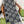 SCARF 220 CM IN BLACK MIX WHITE WOOL 401165
