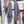 SQUARE SCARF 140 CM IN COOL GRAY WOOL AND SILK  408661