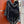 Square Scarf 140 CM Charcoal Blue Pattern Cashmere And Silk