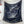 Cheval De Legende Scarf 140 CM Charcoal Blue Pattern Cashmere And Silk
