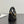 CC Mini Kelly Bag Charm Black Lambskin