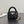 CC Mini Kelly Bag Charm Black Lambskin