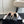 cross puffy slippers beige black lycra fabric