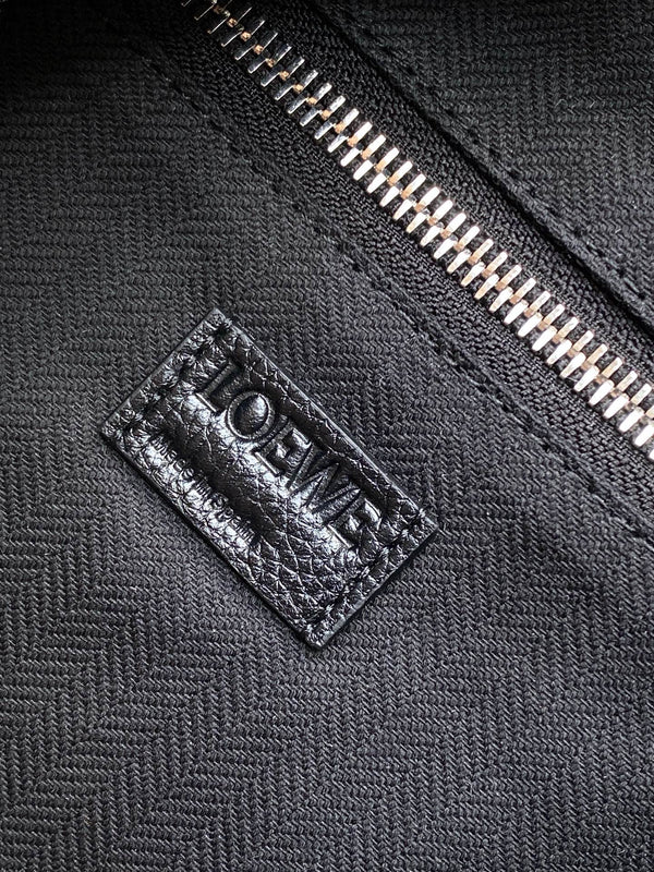 Loewe Loop Bucket Bag Black Supple Grained Calfskin