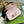 DIAMOND HORSEBIT SHOULDER BAG 24 IN LIGHT PINK CALFSKIN GOLD HARDWARE