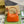 JACKIE SMALL SHOULDER BAG 27 IN ORANGE CRACKED LACQUER CALFSKIN GOLD HARDWARE