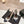 CC 24P SLINGBACKS 95MM WHITE BLACK LAMBSKIN