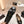 CC MARY JANES BLACK CALFSKIN LIGHT GOLD METALIC