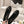 cc 25c ballet flat cross line pattern black lambskin 237482