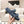 cc 25p dad mule sandal blue denim 237573