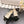 CC 25B Small Bow Buckle Ballet Flats 10mm Black Beige Sheepskin Patent Leather 415749