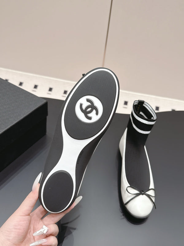 CC 26s Sneakers Black White Lambskin Mesh 922672