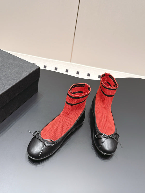 CC 26s Sneakers Black Red Lambskin Mesh 922674