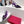 VT High Heeled Slingbacks Purple Sheepskin 292830