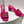VT Leather Mules Pink Cowhide 292876