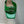 VT Mid Heel Mule Sandal Green Sheepskin 292760