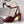 VT Sandals Heels 70mm Ruby Red Cowhide 292779