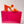 VT One Stud Leather Sandals Orange Cowhide 292755