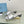 PRA EMBROIDERED SLIDES 40 SILVER CALFSKIN