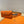 HM KELLY POCKET 18MM BELT ORANGE LEATHER SILVER HARDWARE