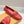 LV Gloria Loafer Red Embossed Calfskin 480741