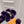 HM Oran slippers sliver buckle purple wool