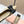 Miu Pointed-Toe Ballet Flats Beige Black Sheepskin 591562